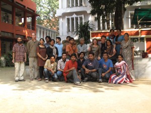 Participating workshop students and professors - Kolkata, India