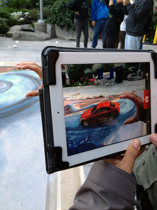 Cadillac ATS 3D Street Paining and Augmented Reality