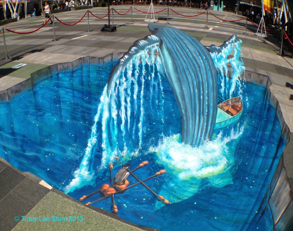 Life of Pi by Tracy Lee Stum 3D Chalk art