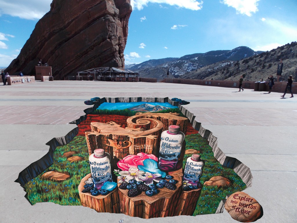 SoBe 3d Street Painting - Red Rock