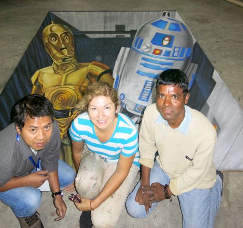 Star Wars 3D chalk India