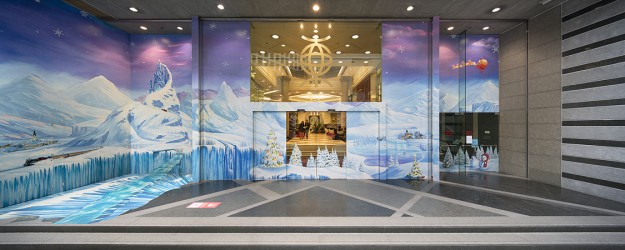 3d-winter-wonderland-mural