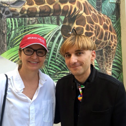 With human cyborg Neil Harbisson