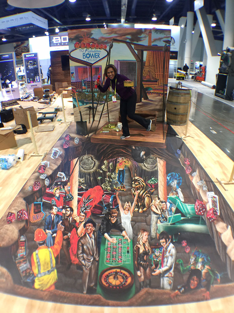 3D Street Painting for Bower USA
