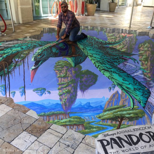 tracy lee stum. 3d street painting, pandora, disney, 3d art