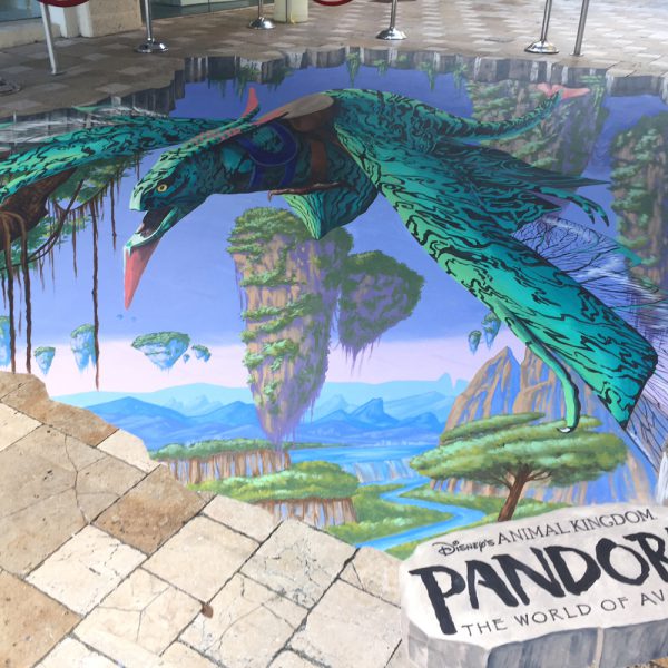 pandora_stum_miami tracy lee stum. 3d street painting, pandora, disney, 3d art