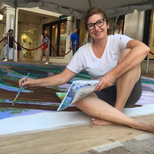 tracy_pandora tracy lee stum. 3d street painting, pandora, disney, 3d art