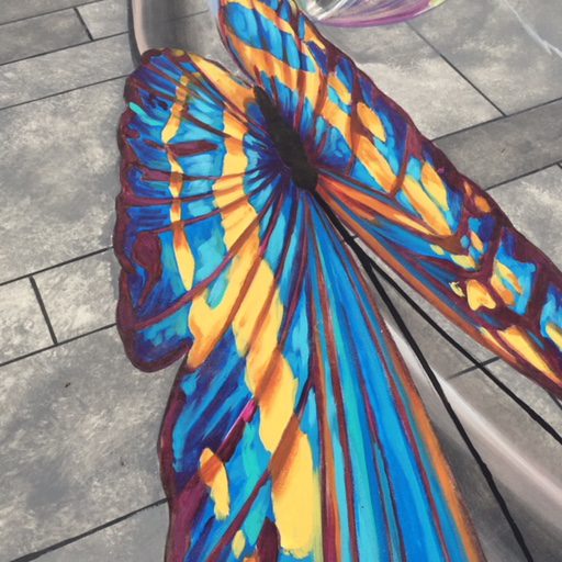 tracy lee stum, 3d street art, 3d street painting, dubai canvas